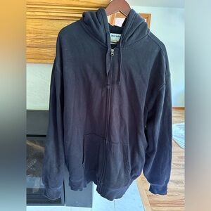 Old navy Zip up hooded sweatshirt. XL. Navy Blue